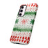 Watercolor Christmas Knitting - Impact Resistant Phone Case